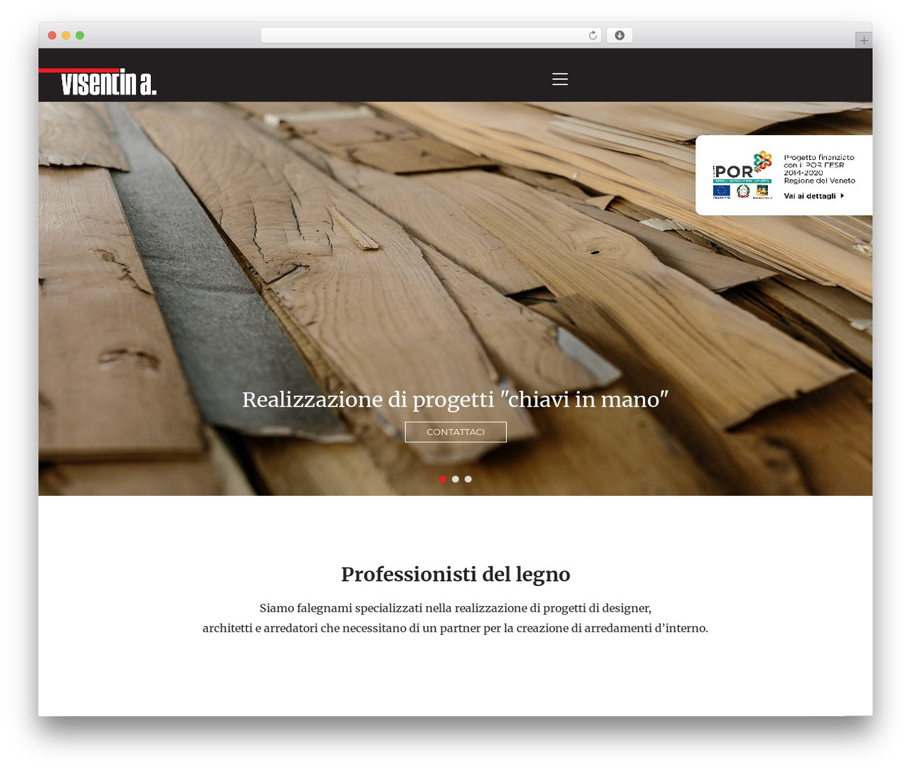 Visentin A. Theme WordPress theme - visentin-nla.com
