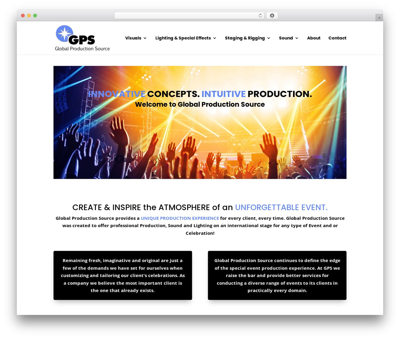 WordPress theme Divi - gpsglobalproductionsource.com WordPress theme Divi - gpsglobalproductionsource.com
