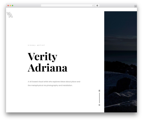 Anotte WP WordPress theme - verityadriana.com
