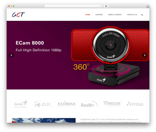 Aperio top WordPress theme - gctmea.com