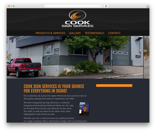 Custom Theme for WordPress theme WordPress - cooksign.com