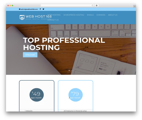 Divi theme WordPress - webhost168.com