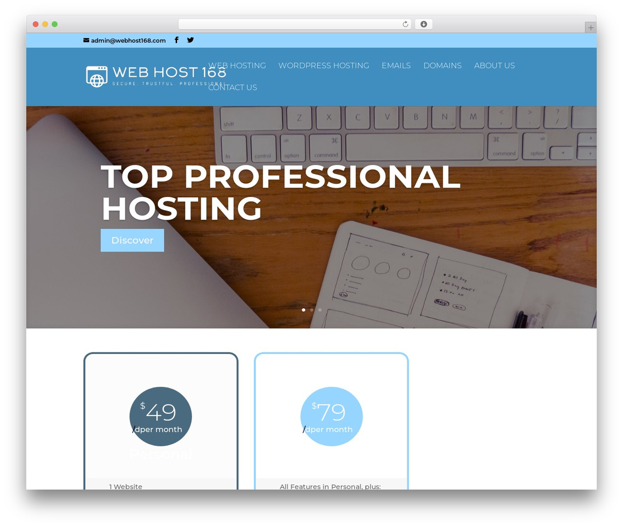 Divi theme WordPress - webhost168.com