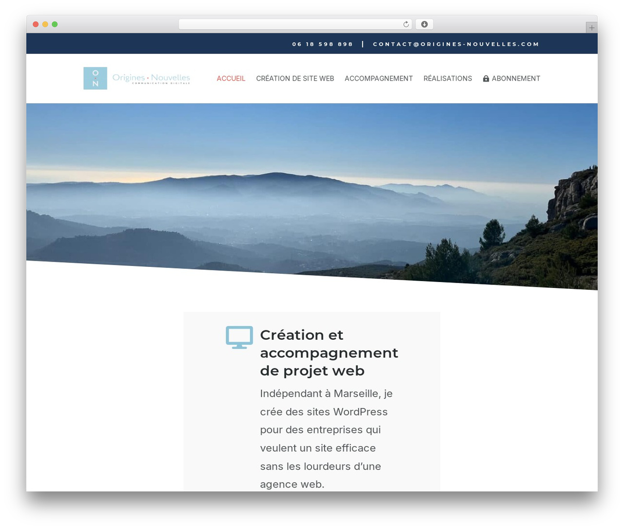 Divi WordPress theme - origines-nouvelles.com