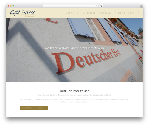 Divi WordPress theme - cafe-dees.de