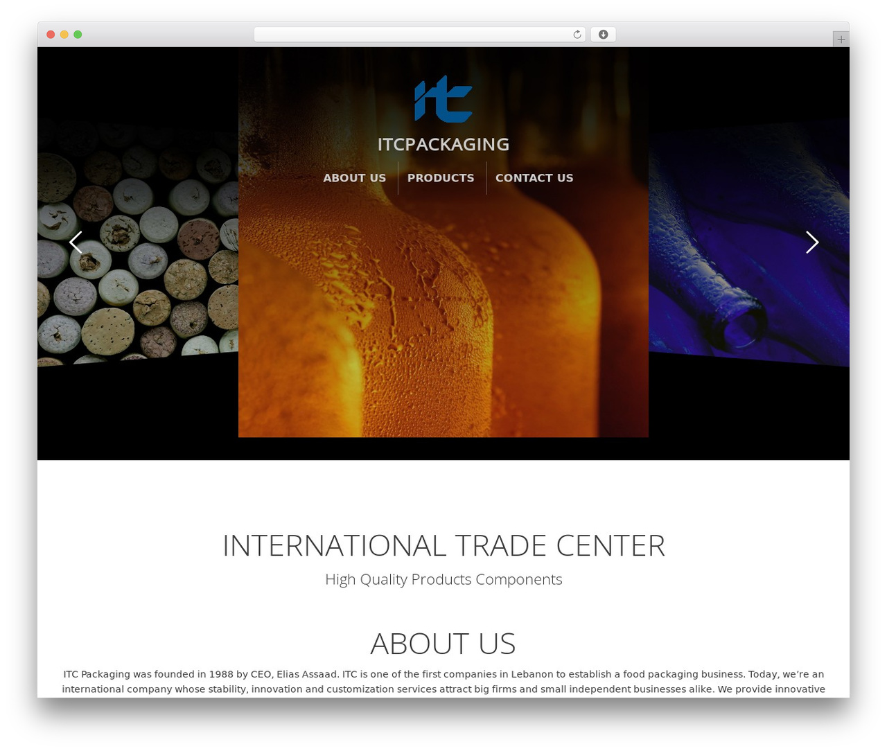DynamiX WordPress website theme - itcpackaging.com DynamiX WordPress website theme - itcpackaging.com
