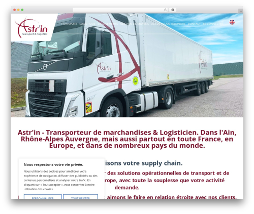 Hello Elementor WordPress theme - transports-astrin.com
