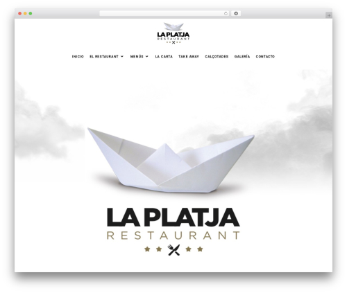Polo best restaurant WordPress theme - laplatja.com