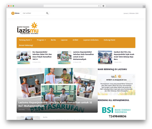 Raylight WordPress theme - lazismukepanjenkidul.com