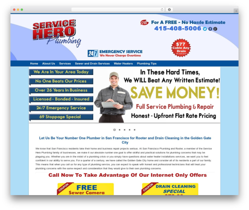 SmallBiz Dynamic theme WordPress - bestplumberinsanfrancisco.com