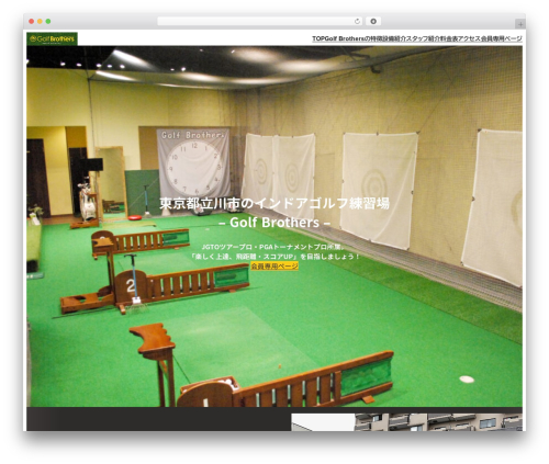 unitone WP theme - golf-brothers3.com