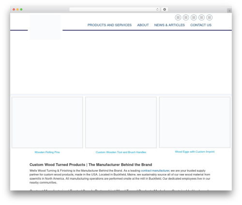 Webfix theme WordPress - wellswoodturning.com