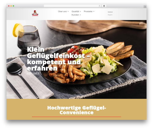 WordPress theme Divi - gefluegel-klein.de