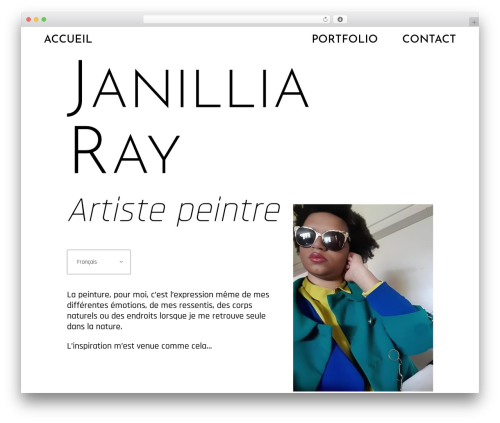 WordPress theme Divi - janillia-art.ch