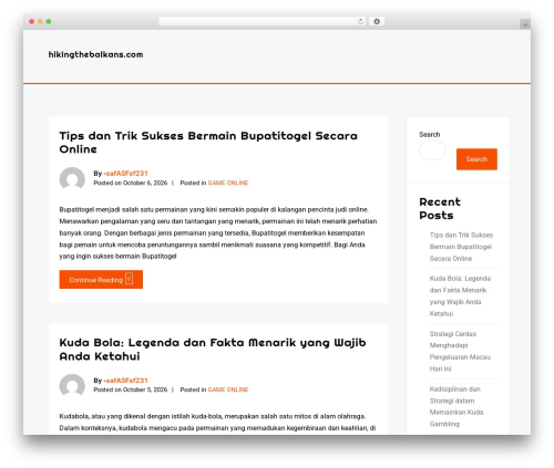 WordPress theme Inx Game - hikingthebalkans.com WordPress theme Inx Game - hikingthebalkans.com