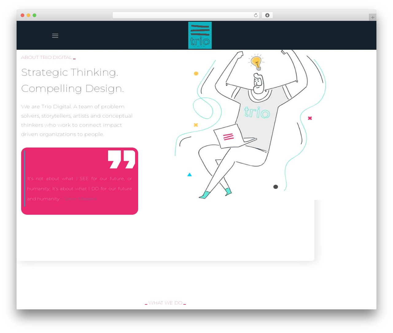 Zikzag theme WordPress - triodigital.co.ke