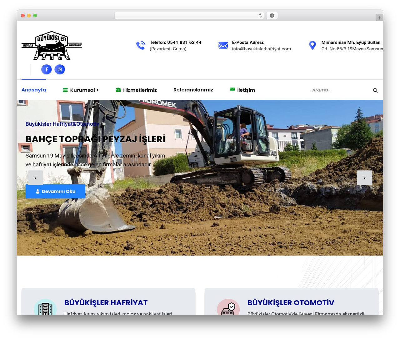 Alico WordPress theme - buyukislerhafriyat.com