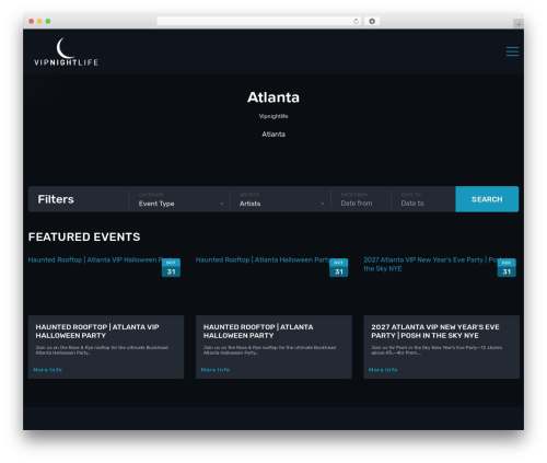 AM2 Theme WordPress theme - atlantanightlife.com