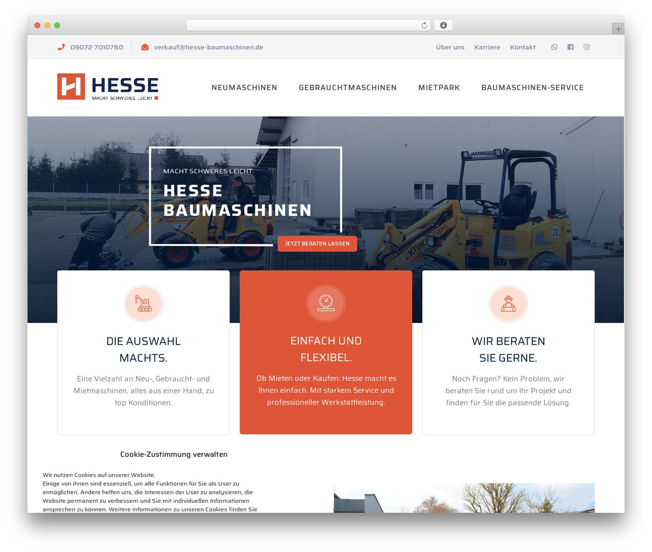Bauer theme WordPress - hesse-baumaschinen.de Bauer theme WordPress - hesse-baumaschinen.de
