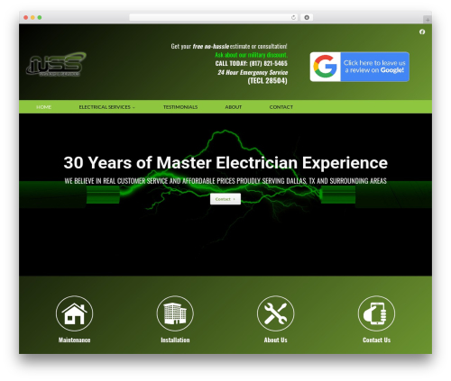 Beacon Theme WordPress theme - nupower-electric.com