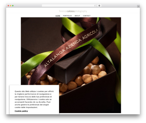 Borano WordPress theme for photographers - calosso.com