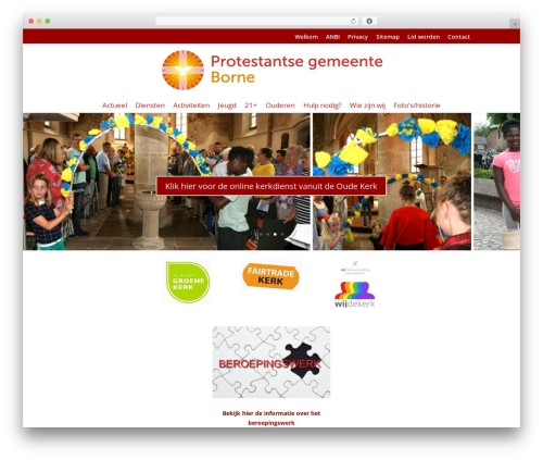Divi premium WordPress theme - pgborne.nl