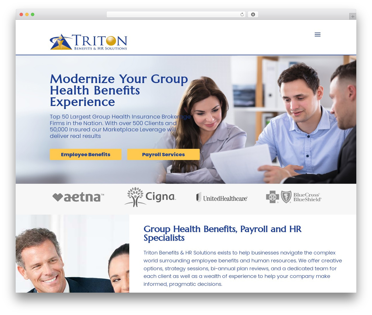 Divi theme WordPress - tritonhr.com