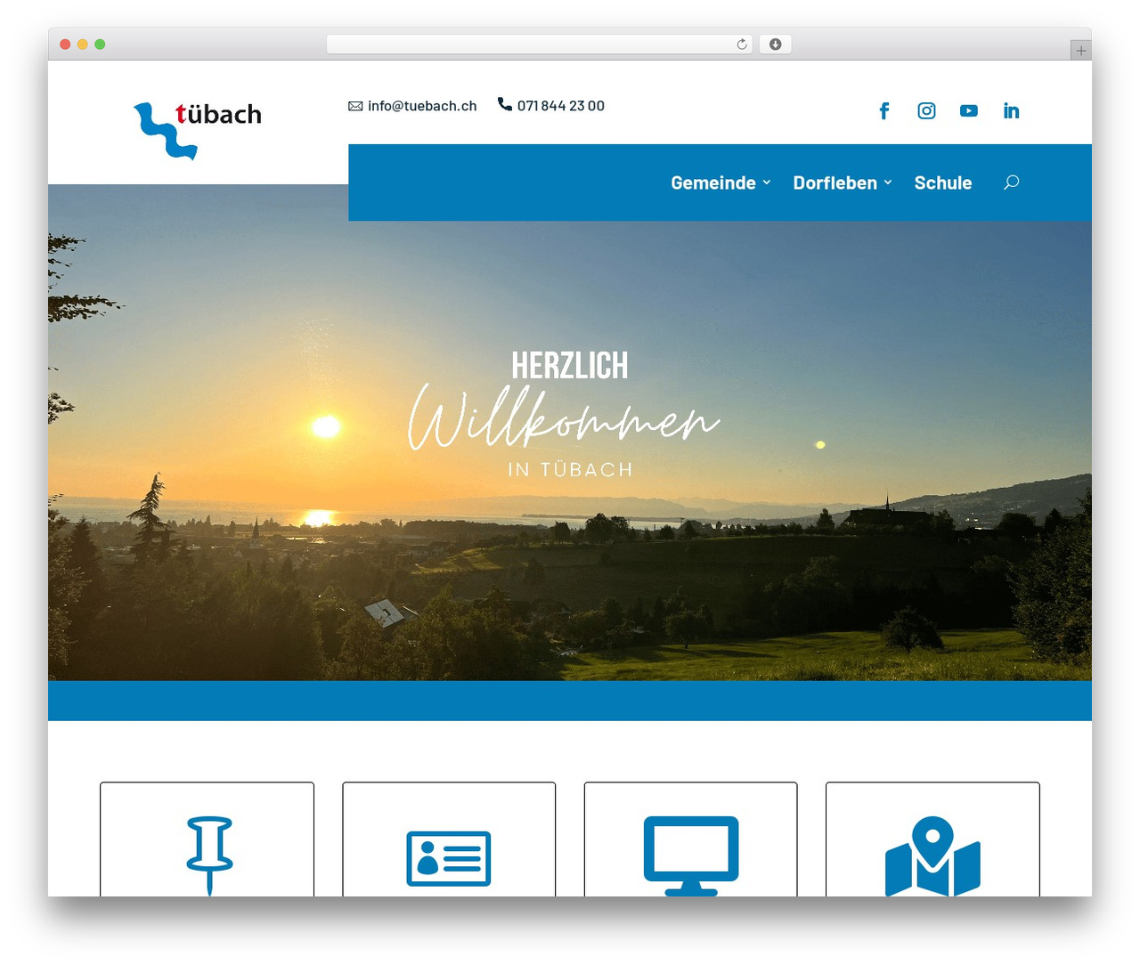 Divi WordPress theme - tuebach.ch