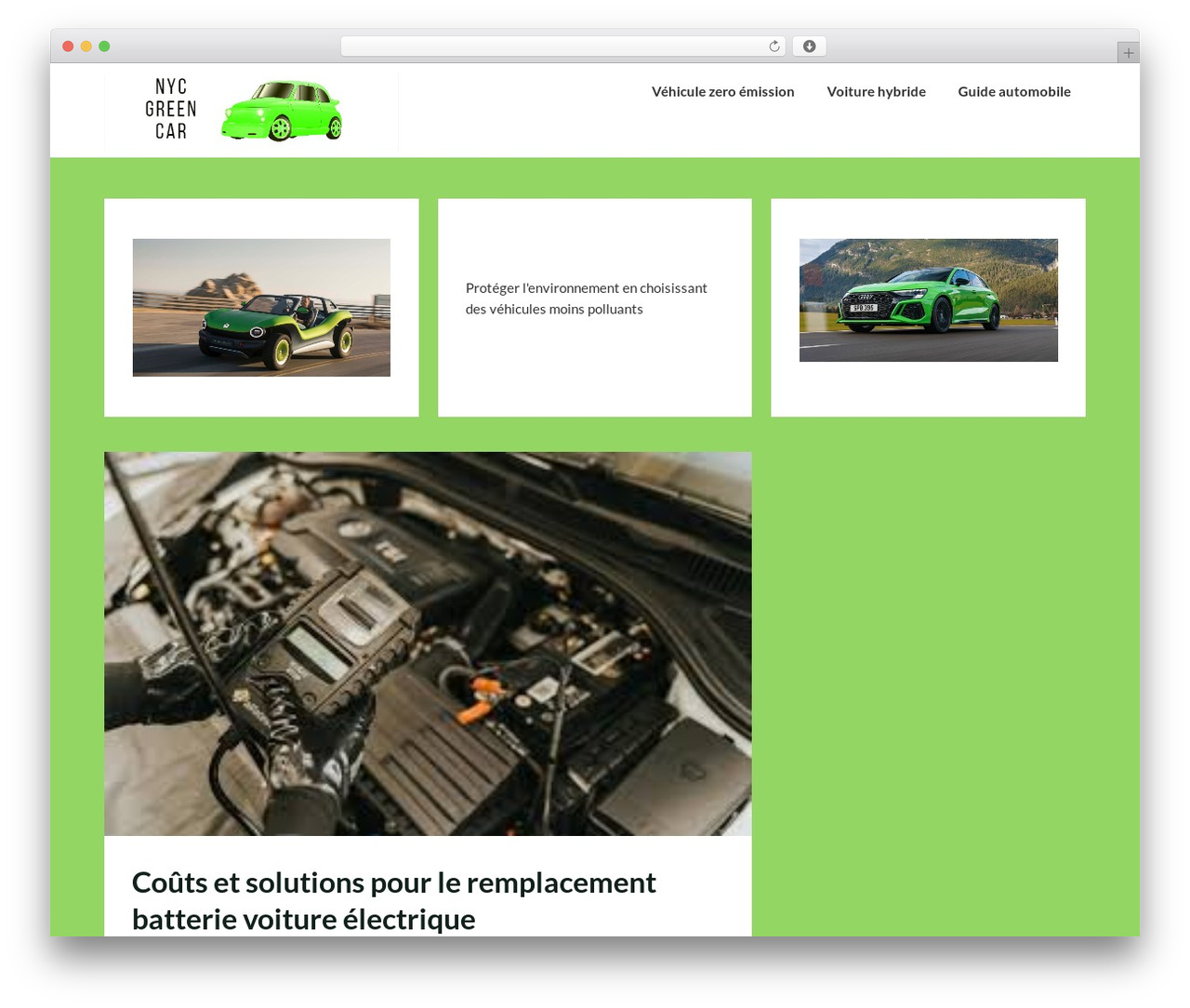 EcoCoded WordPress theme - nycgreencar.com EcoCoded WordPress theme - nycgreencar.com