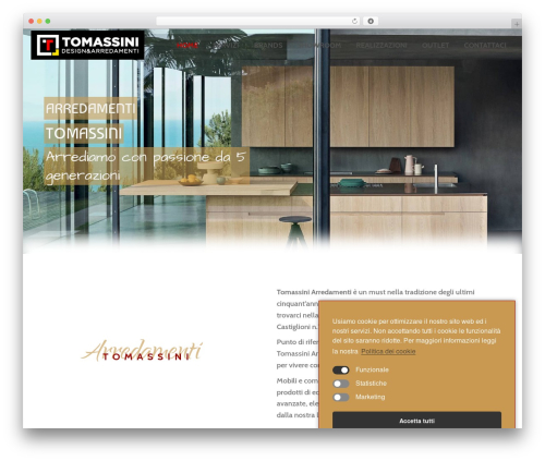 Everest WordPress website theme - tomassiniarredamenti.com