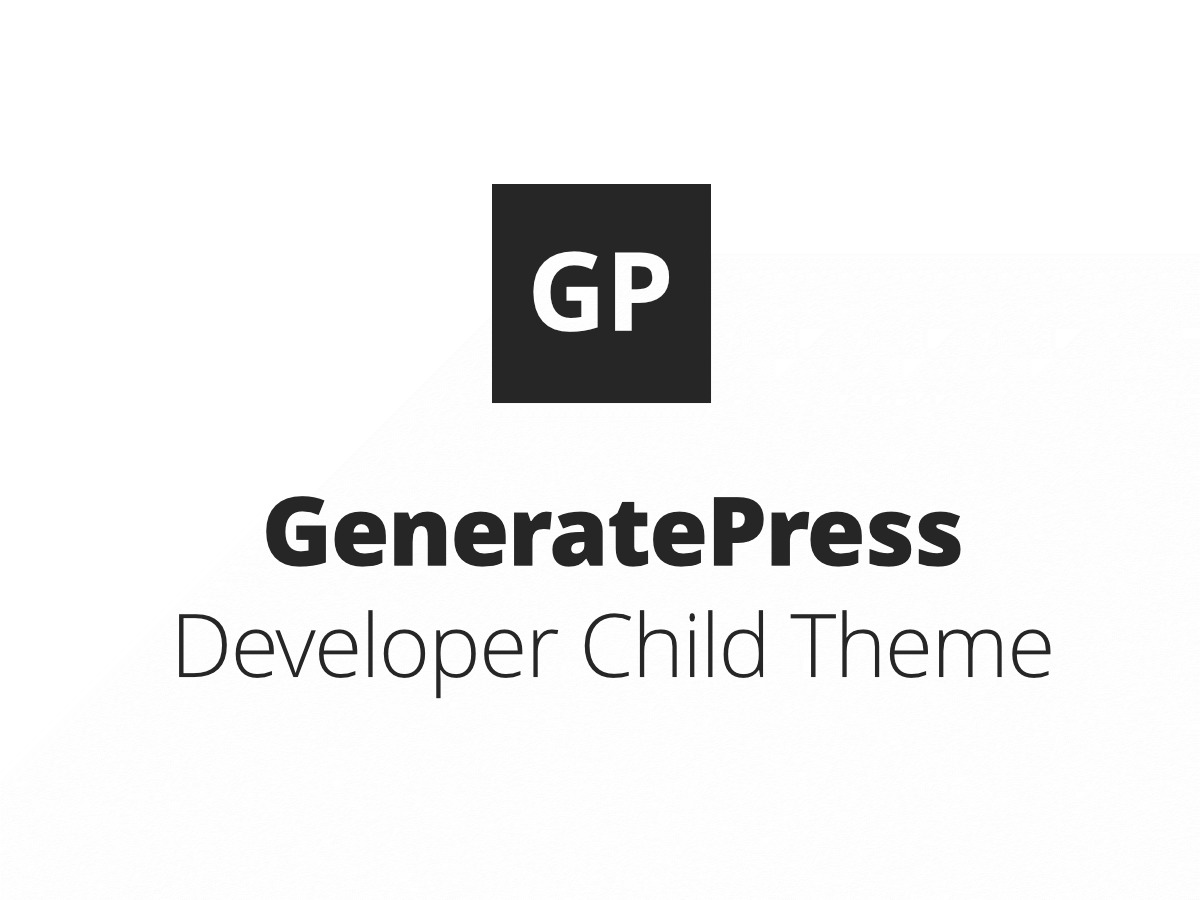 GP Developer Child Theme WordPress theme by Addison Hall