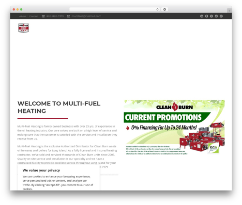 Jupiter WordPress theme - cleanburnlongisland.com