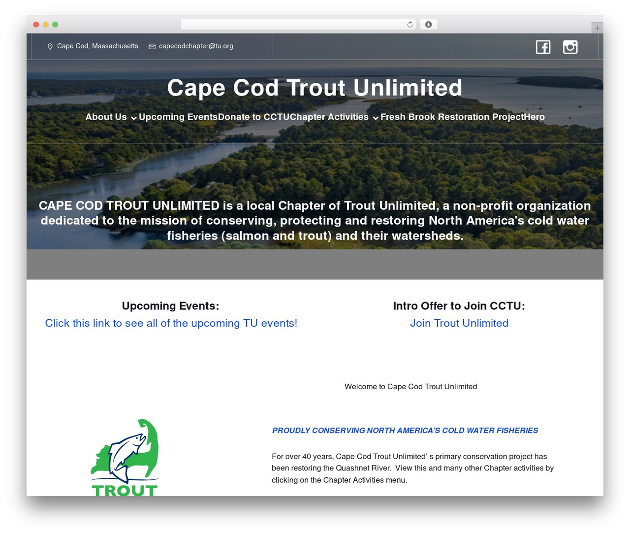 Mindscape WordPress theme - capecodtu.org