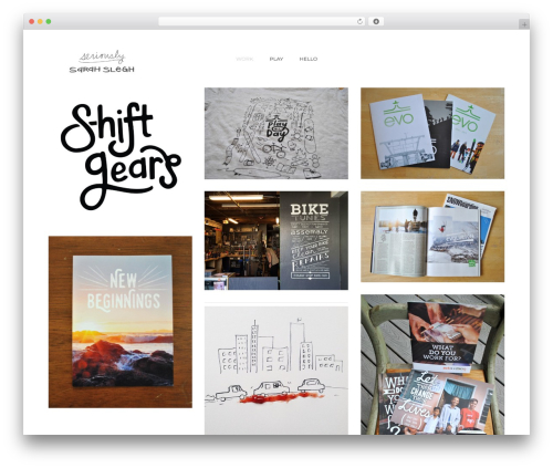 Mountain WordPress theme - sarahslegh.com