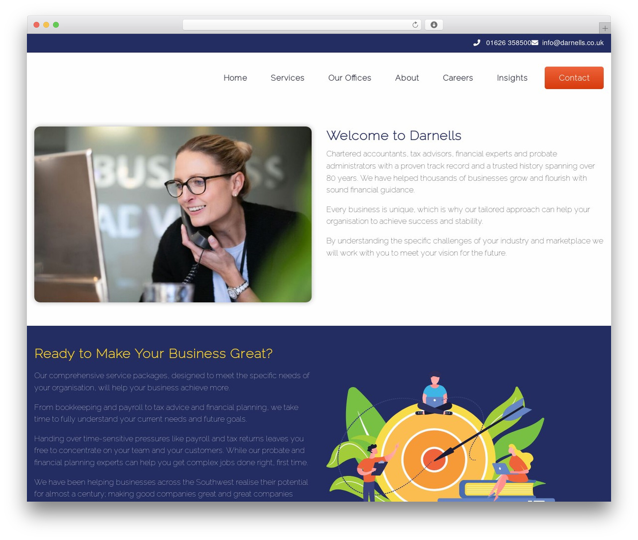 Priority Pixels WordPress theme design - darnells.co.uk
