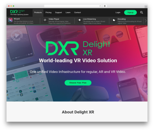 Uncode js_composer WordPress plugin - delight-vr.com