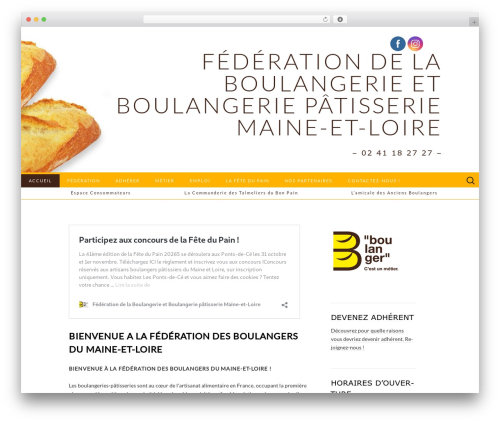 WordPress theme suits - boulangerie49.com