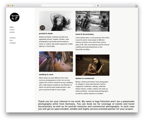 WordPress theme Touchfolio - feischen.com