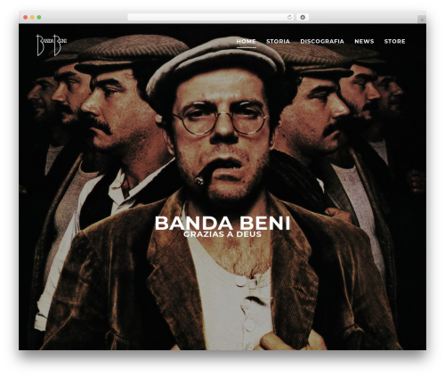 Bodega WordPress theme - bandabeni.com