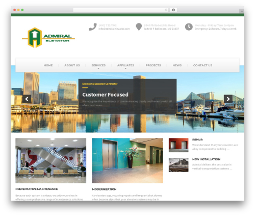 BuildPress WP Theme WordPress theme - admiralelevator.com