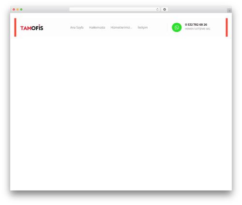 Codesk themer WordPress plugin - tamofis.com.tr