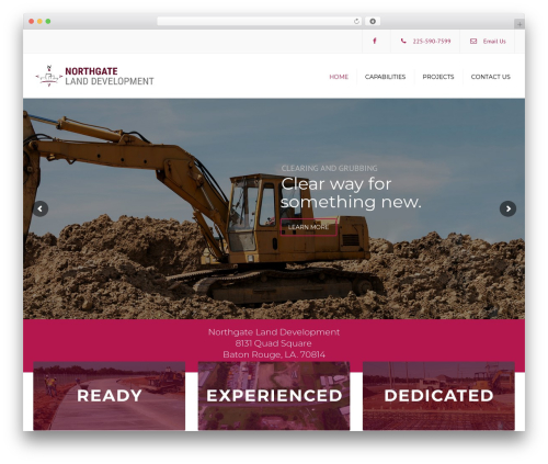 constructo WordPress theme - northgatelanddev.com