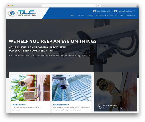 Custom Theme WordPress website theme - tlcsafewatch.com