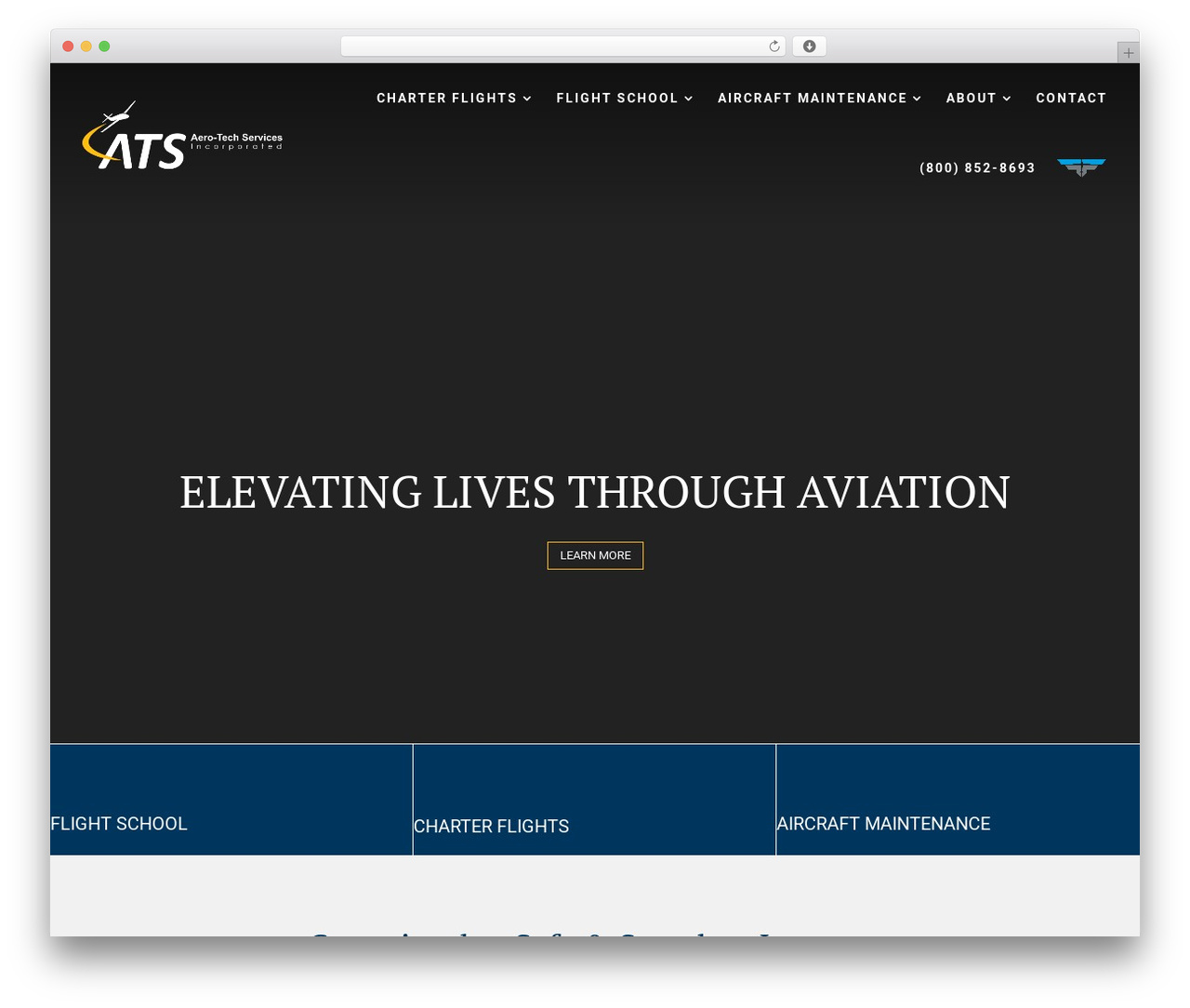 Divi theme WordPress - aerotechservices.com