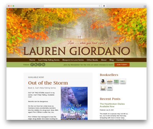 Fixed Width Theme 7.0 (Fixed Width) WP theme - laurengiordanoauthor.com