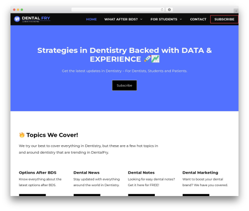 Watupro WordPress plugin - dentalfry.com