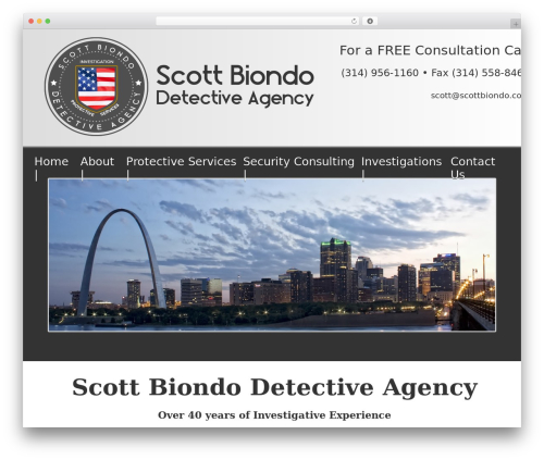 Scott Biondo WordPress theme - scottbiondo.com