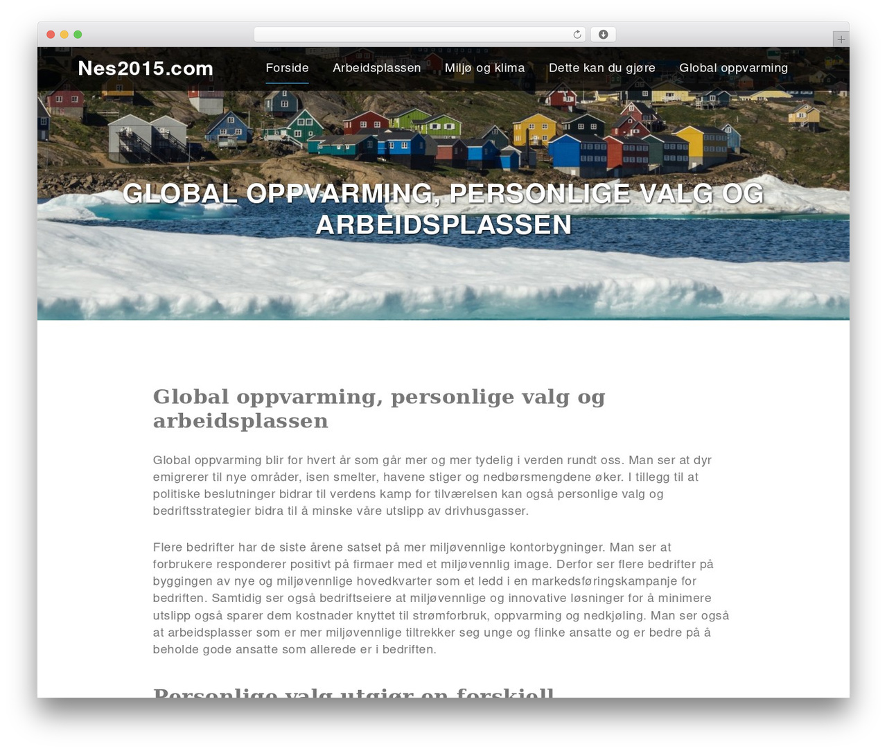Services theme WordPress - nes2015.com