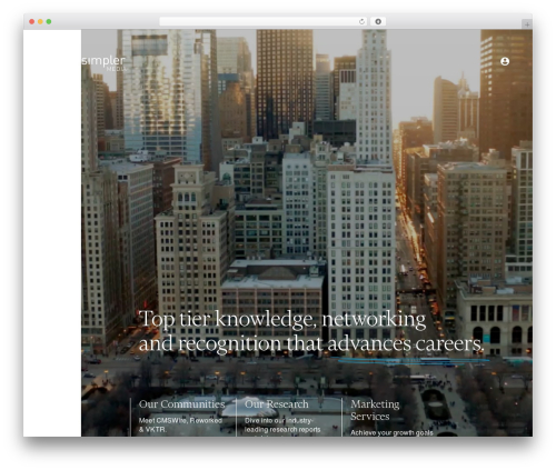 sm WordPress website theme - simplermedia.com