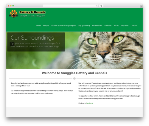 Themeum project WordPress plugin - snugglescatteryandkennels.co.uk